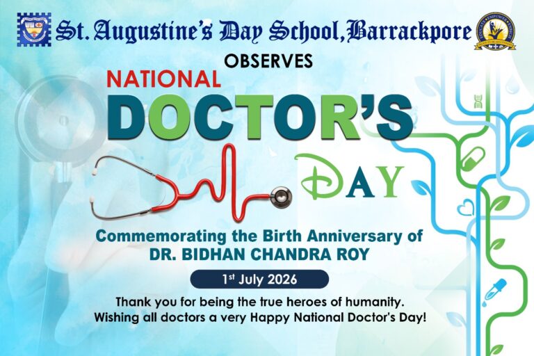 National Doctor's Day National Doctor's Day | St. Augustine's Day School Barrackpore