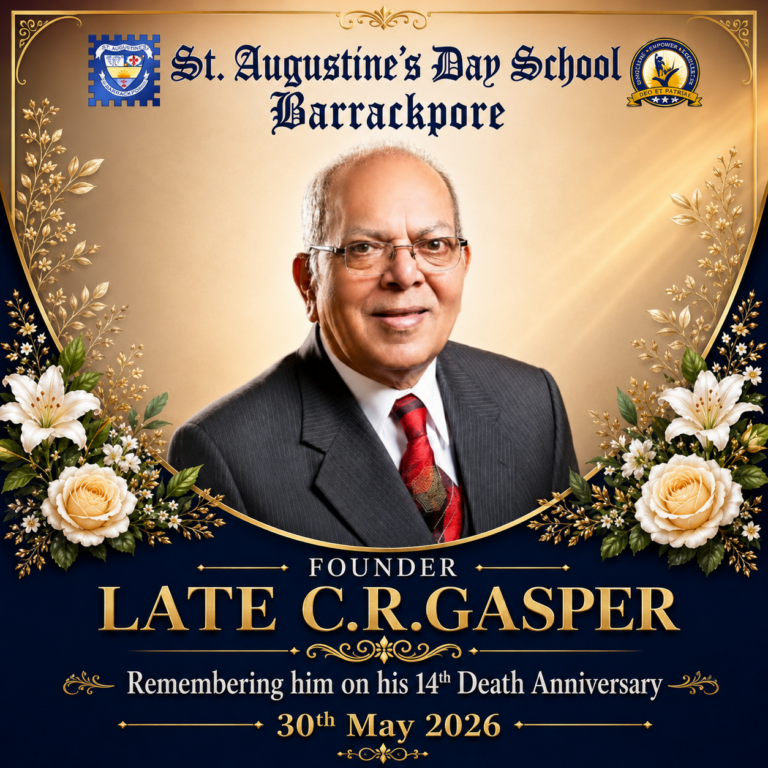 Founder Late C.R. Gasper sir 14th Death Anniversary Founder Late C.R. Gasper sir 14th Death Anniversary | St. Augustine's Day School Barrackpore