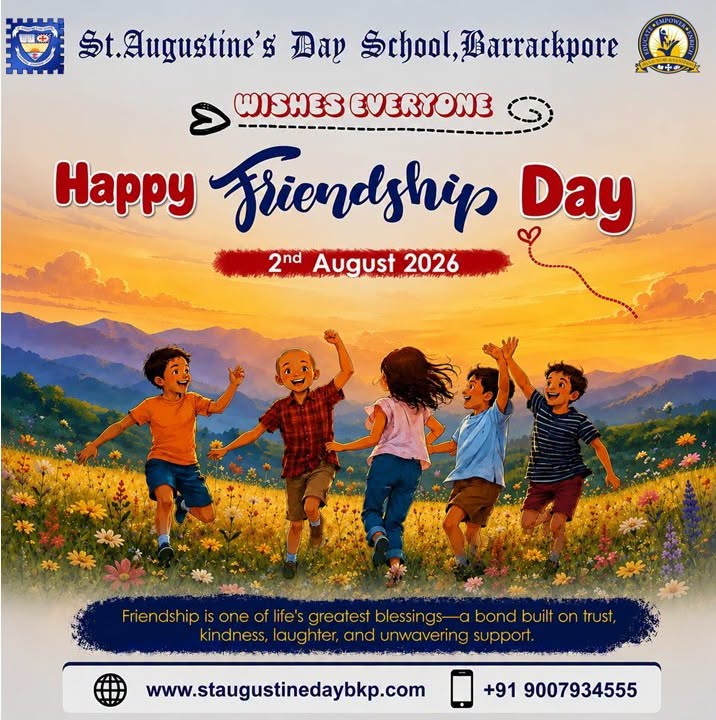 Happy Friendship Day Happy Friendship Day | St. Augustine's Day School Barrackpore